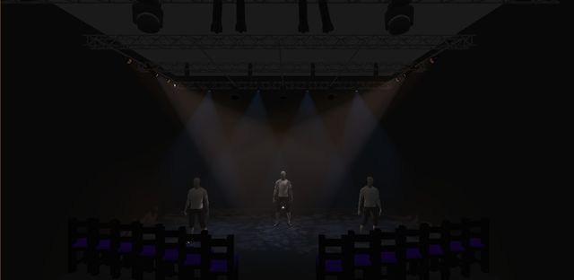 Augment3d pre-visualisation, cue 4